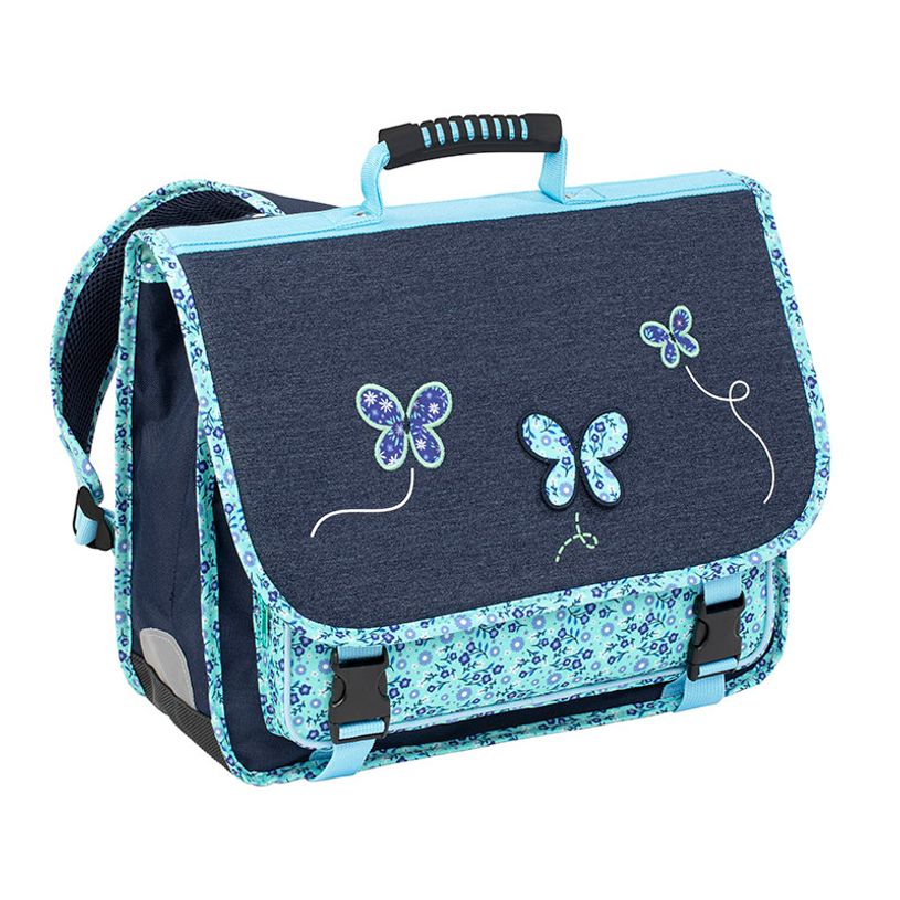 3135253284826-Cartable 38 cm Butterfly - 2 compartiments - Viquel--0