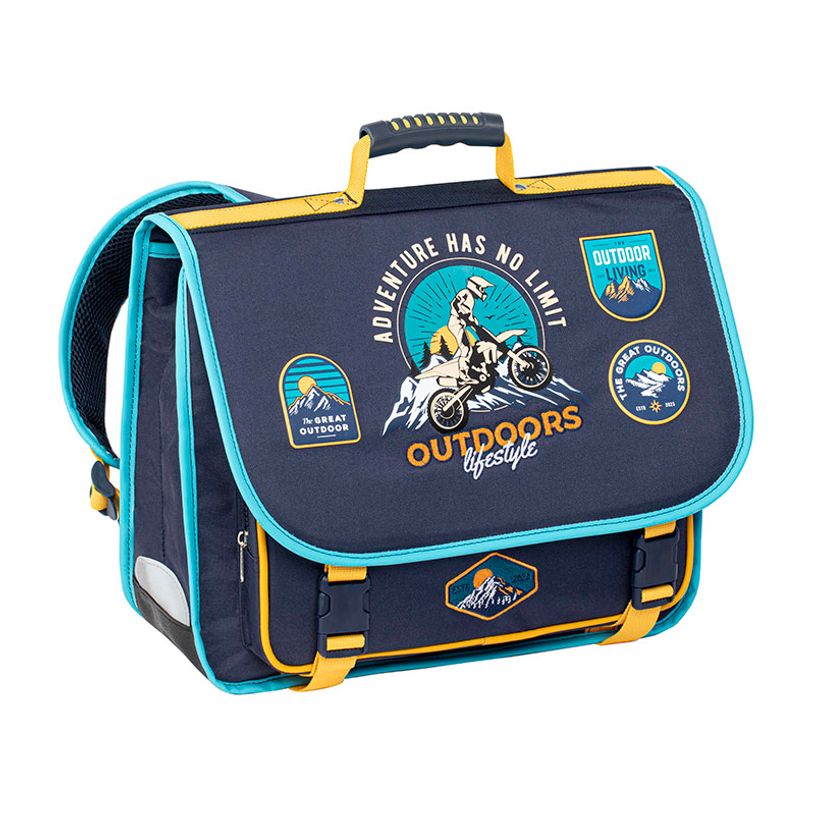 3135253284352-Cartable Wilderness 38 cm - 2 compartiments - Viquel--0