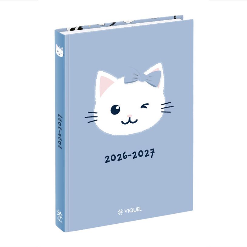 3135257455512-Agenda Miaou - 1 jour par page - 12 x 17 cm - Viquel--1