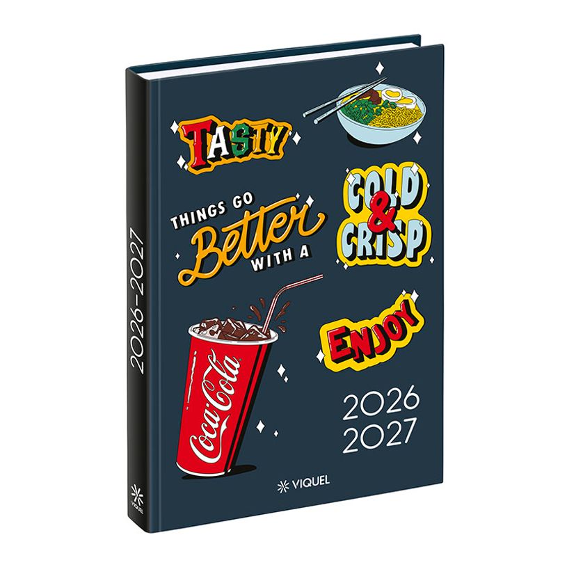 3135257455024-Agenda Coca-Cola - 1 jour par page - 12 x 17 cm - Viquel--1