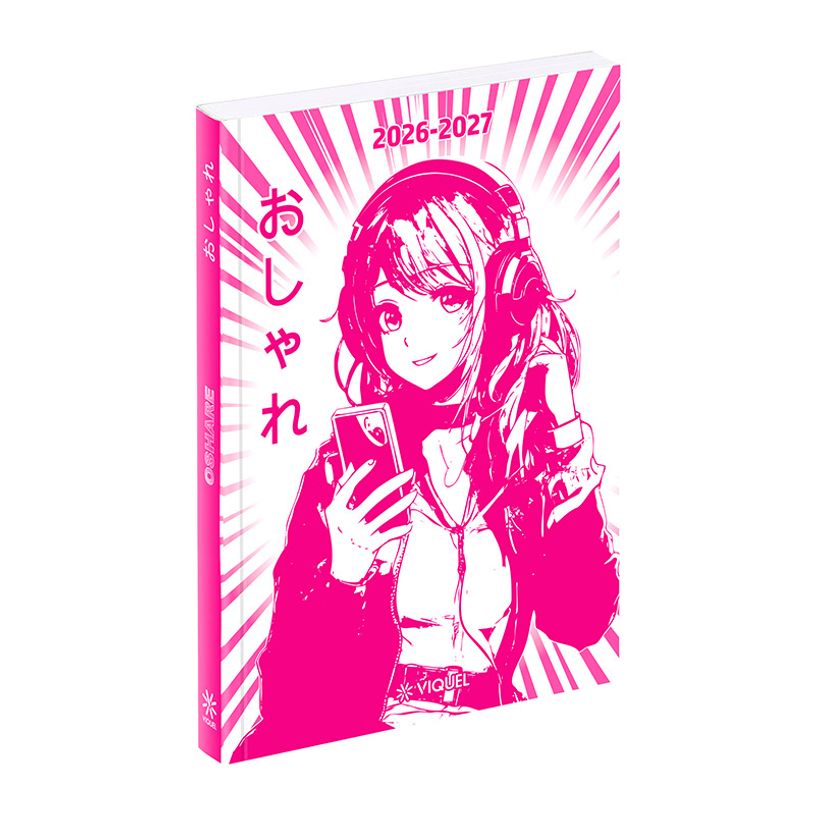 3135257465030-Agenda Manga Girl - 1 jour par page - 12 x 17 cm - Viquel--1