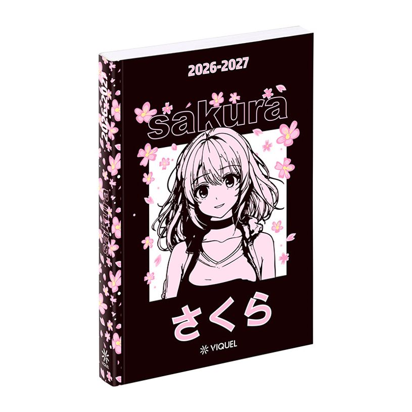 3135257465030-Agenda Manga Girl - 1 jour par page - 12 x 17 cm - Viquel--2