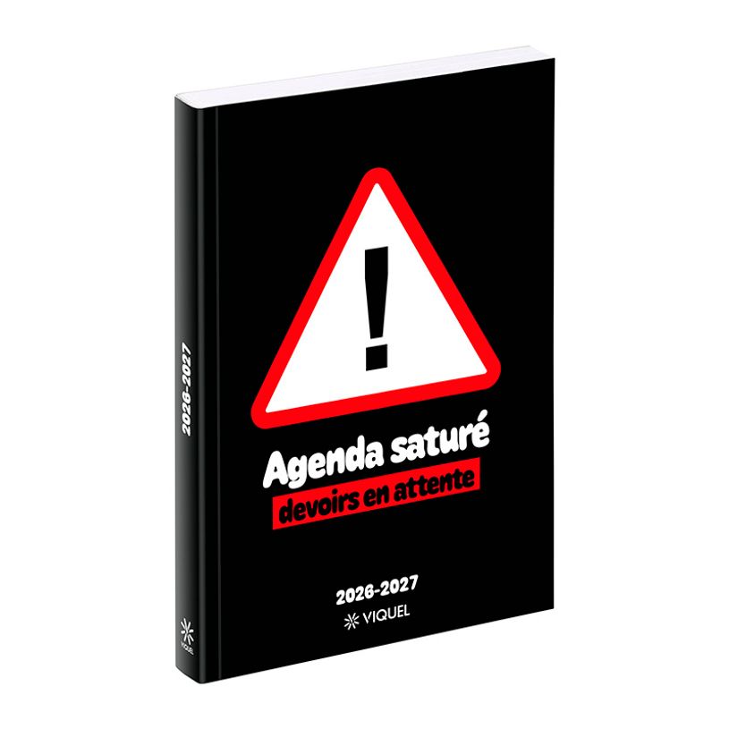 3135257465597-Agenda Warning - 1 jour par page - 12 x 17 cm - Viquel--1