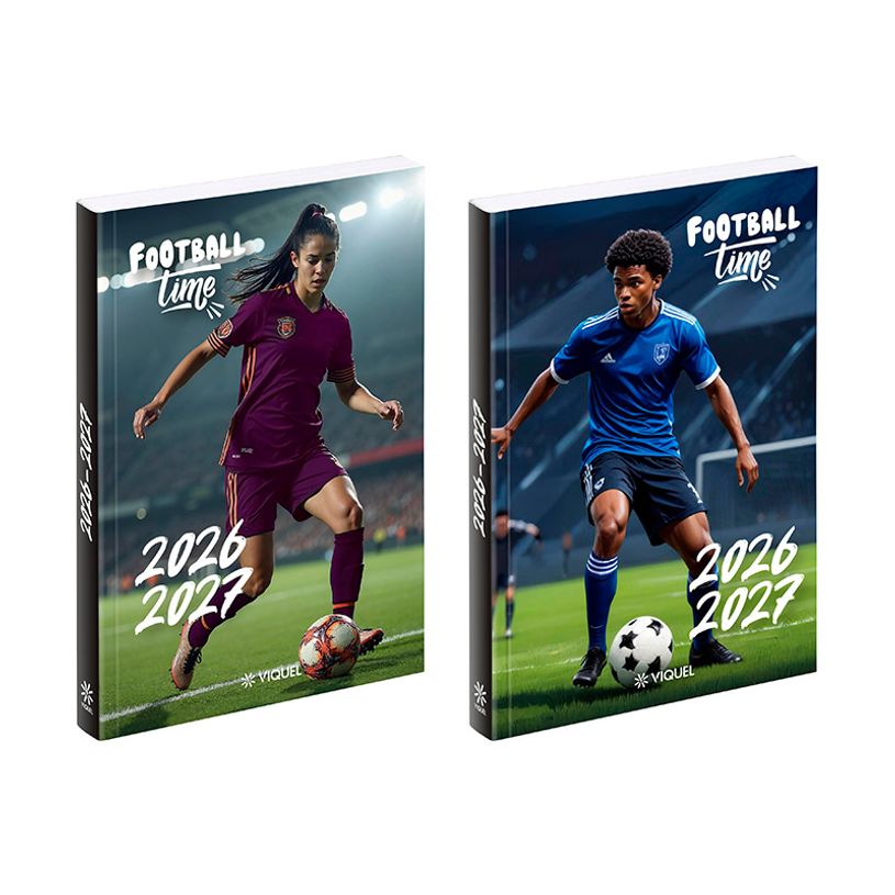 3135257465634-Agenda Football - 1 jour par page - 12 x 17 cm - Viquel--0