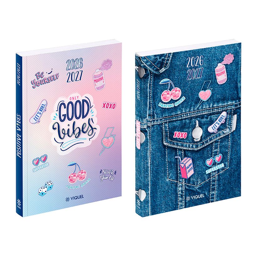 3135257464859-Agenda Girl Power - 1 jour par page - 12 x 17 cm - Viquel--0