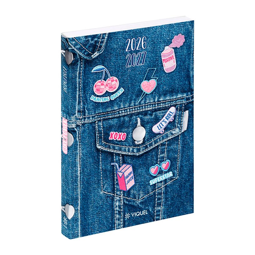 3135257464859-Agenda Girl Power - 1 jour par page - 12 x 17 cm - Viquel--1
