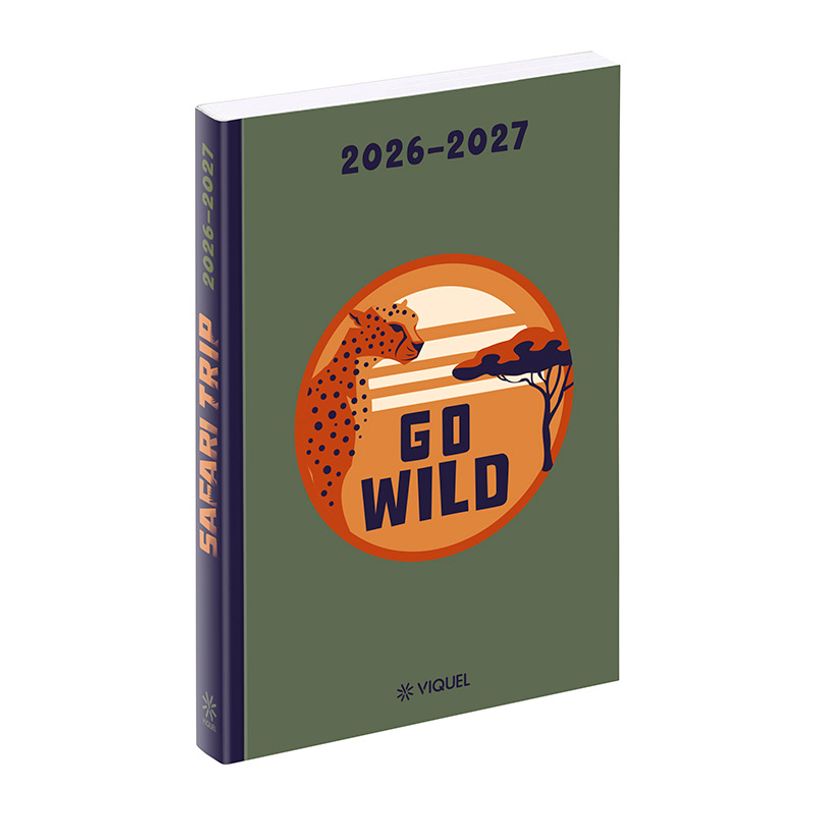 3135257464880-Agenda Safari Trip - 1 jour par page - 12 x 17 cm - Viquel--1
