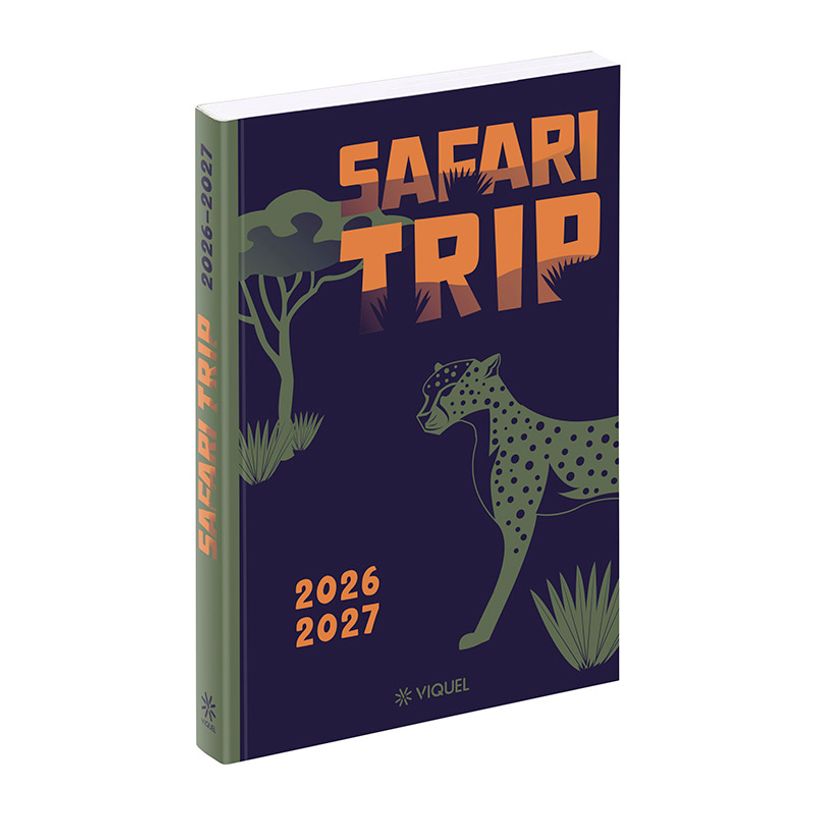 3135257464880-Agenda Safari Trip - 1 jour par page - 12 x 17 cm - Viquel--2