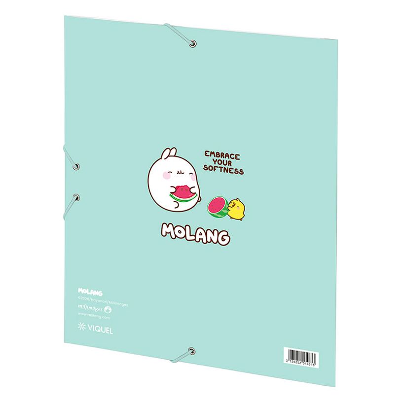 3135252014813-Chemise pelliculée à élastiques 3 rabats A4 MOLANG FRUITS--2