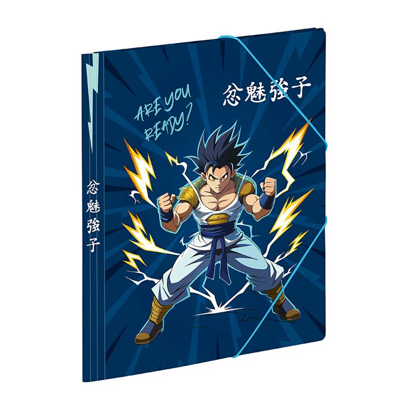 3135252015032-Chemise pelliculée à élastiques 3 rabats A4 MANGA--3