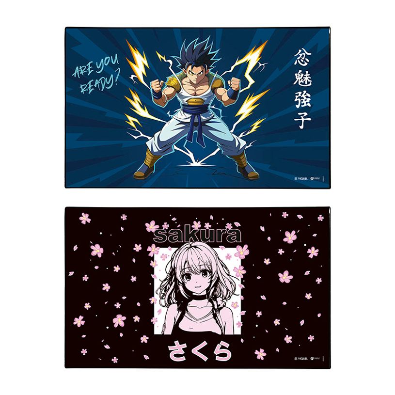 3135251385037-Sous-main Fantaisie en PVC MANGA--0