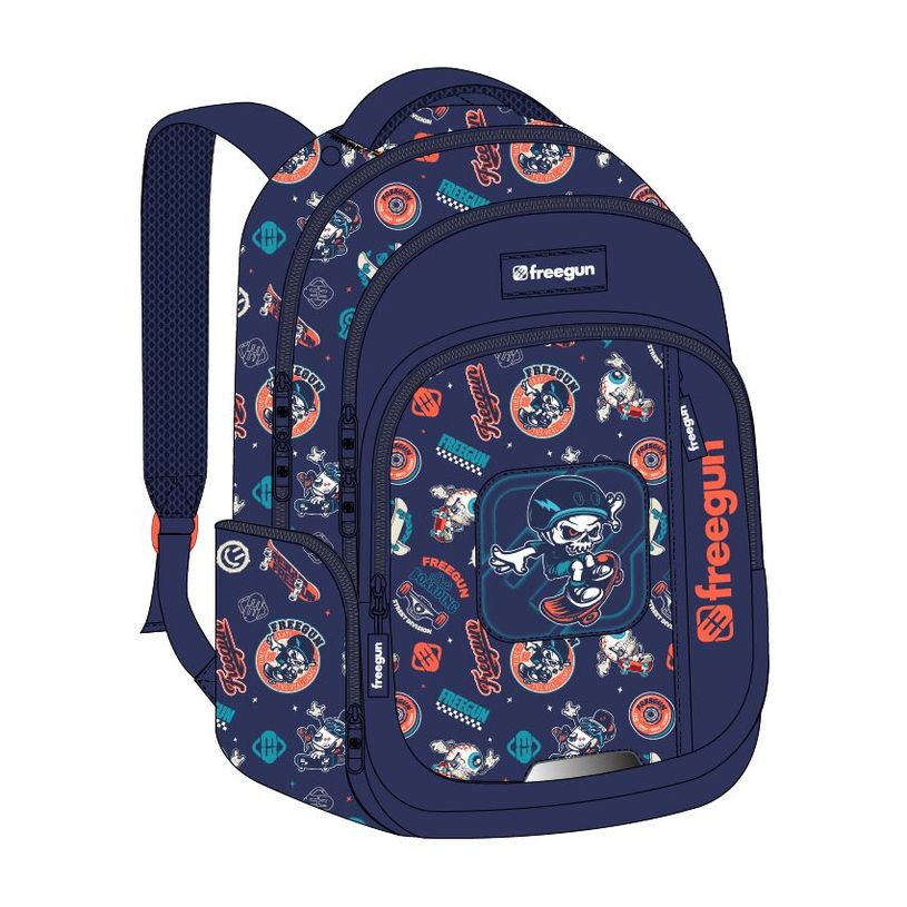 3614002118181-Freegun - Sac A Dos 2 Compartiments - Boy Skate--0