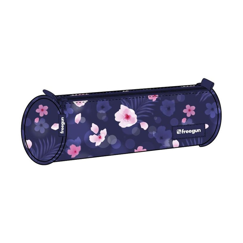 3614002118433-Freegun - Trousse Ronde - Blue Flower--0