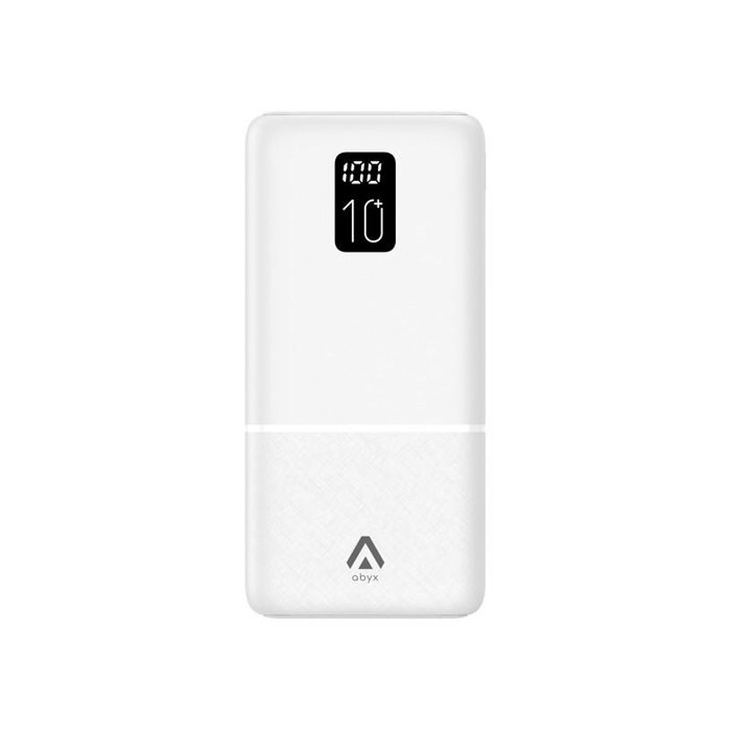 4897069737130-Abyx - Powerbank / batterie de secours avec afficheur - 10000Mah - blanc--0
