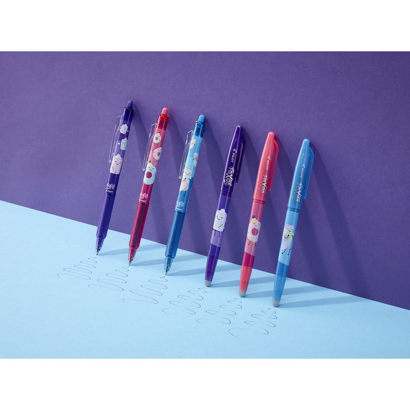 4902505687006-Pilot Frixion Ball SWEET PARADISE corps rose - roller effaçable - 0,7mm - encre bleu--4