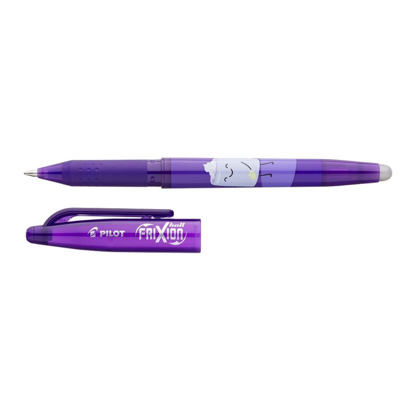 4902505687020-Pilot Frixion Ball SWEET PARADISE corps violet - roller effaçable - 0,7mm - encre bleu--0