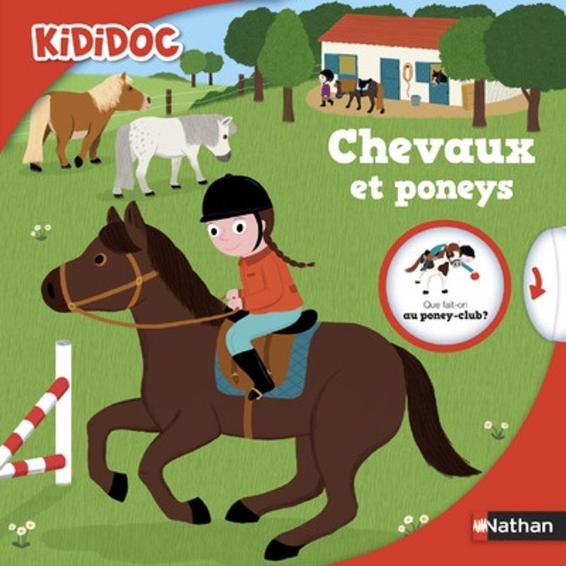 9782092549360-Chevaux et poneys - Livre animé Kididoc - Dès 5 ans--0