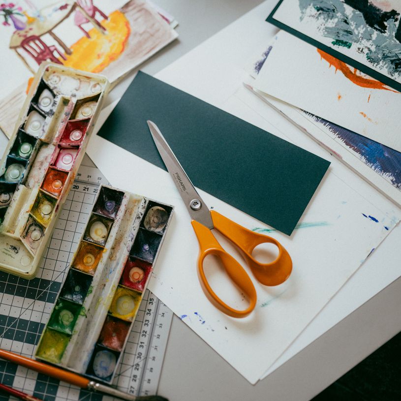 6424002019480-Ciseaux Classic Universel - 21 cm - orange - droitier - Fiskars--6