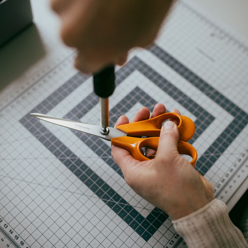 6424002019480-Ciseaux Classic Universel - 21 cm - orange - droitier - Fiskars--8