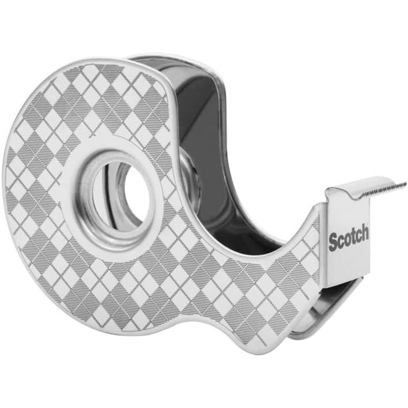 8887862980907- Scotch – Dévidoir inox – 2 rouleaux d’adhésifs Magic 19 mm x 13,9 m--0