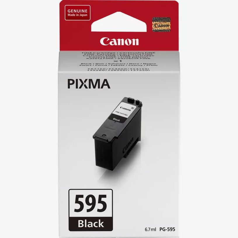4549292249309-Canon PG-595 - Noir - cartouche d'encre originale--0