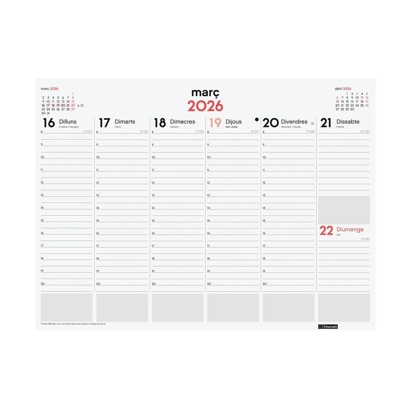 8422952403173-Finocam Vade - Calendario de escritorio - escritorio - 2026 - semana vista - vade - 420 x -P_405259008_3-2