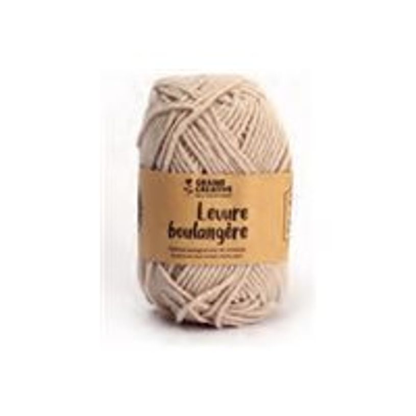 3532434203018-Graine Creative - Fil à tricoter en coton - 55 m - beige-P_405259257_1-0