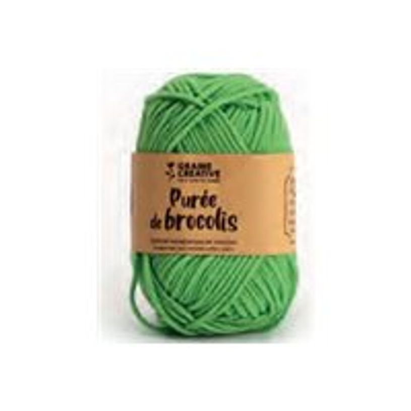 3532434203148-Graine Creative Amigurumi - Fil à tricoter en coton - 55 m - vert pomme-P_405259270_1-0