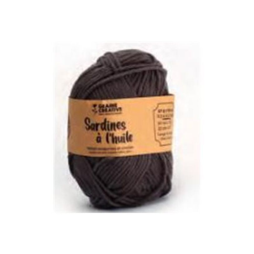 3532434203223-Graine Creative Amigurumi - Fil à tricoter en coton - 55 m - gris foncé-P_405259278_1-0