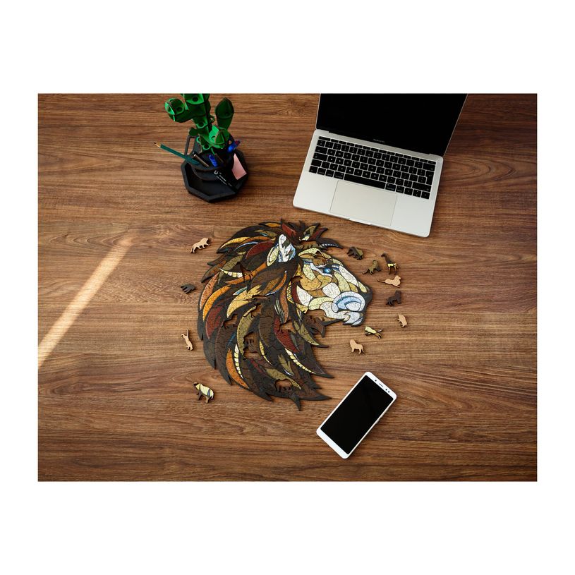 4815123001812-EWA - Puzzle lion - 490 pièces-P_405259281_7-3