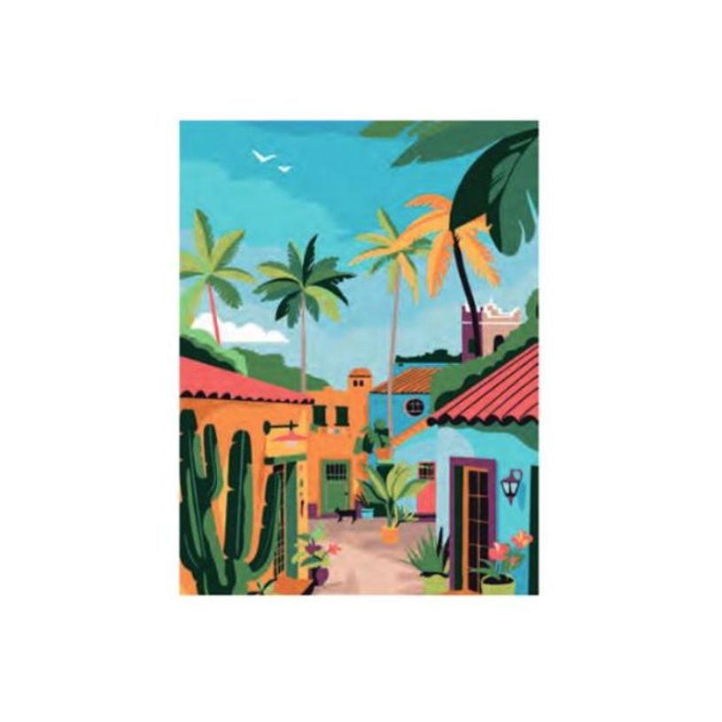 3532436166786-Graine creative - Peinture au numéro 30x40 cm - Village mexicain-P_405259283_1-1
