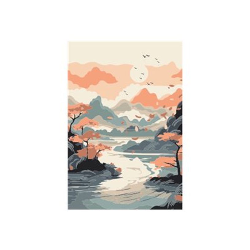 3532436166823-Graine Creative - Peinture au numéro "Plaine d'Asie" - 20 x 30 cm-P_405259285_1-1