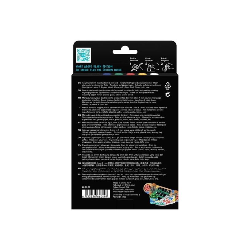 6933256660497-Black Edition Shake & Paint Acrylic Markers Classic x 6-P_405259340_3-2