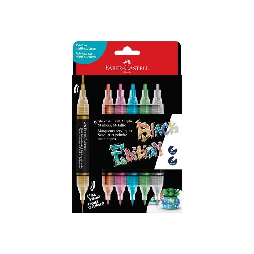 6933256660510-Black Edition Shake & Paint Acrylic Markers Metallic x 6-P_405259341_3-3