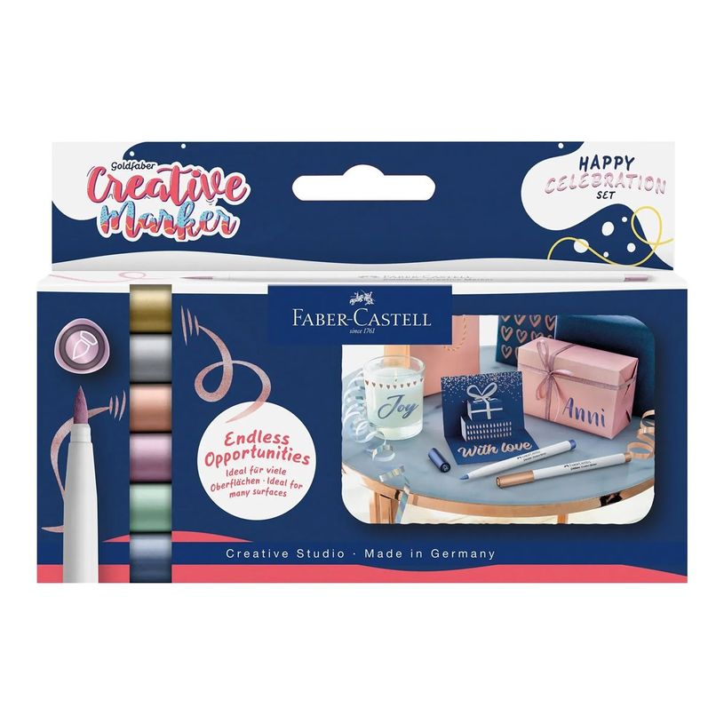 4005401610069-Set Gofa Creative Marker B x 6, Happy Celebration-P_405259345_1-1