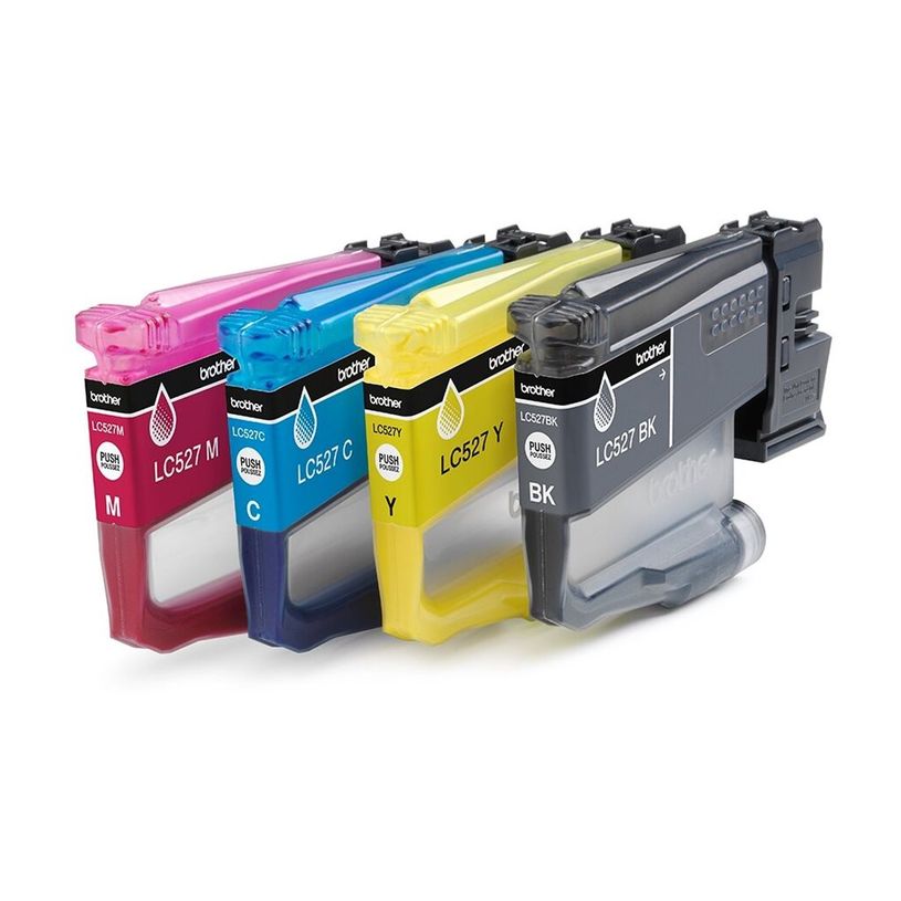 4977766842181-Brother LC527 - Pack de 4 - noir, cyan, magenta, jaune - cartouche d'encre originale-P_405259444_1-7