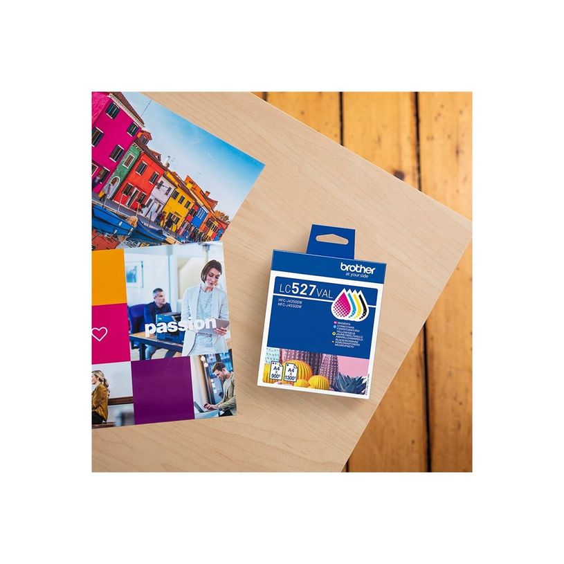 4977766842181-Brother LC527 - Pack de 4 - noir, cyan, magenta, jaune - cartouche d'encre originale-P_405259444_5-8