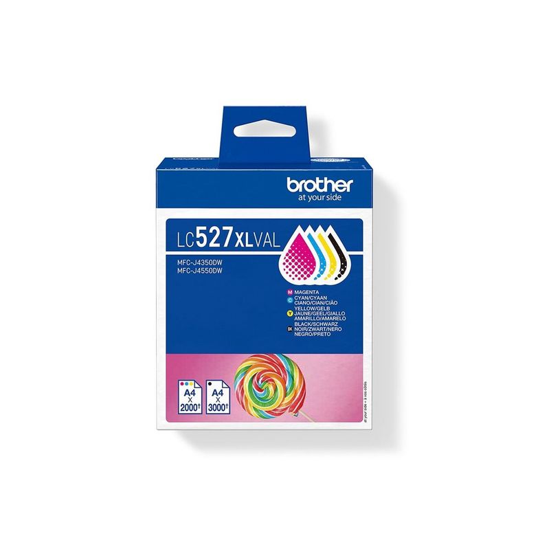 4977766842211-Brother LC527XL - Pack de 4 - noir, cyan, magenta, jaune - cartouche d'encre originale-P_405259449_2-8
