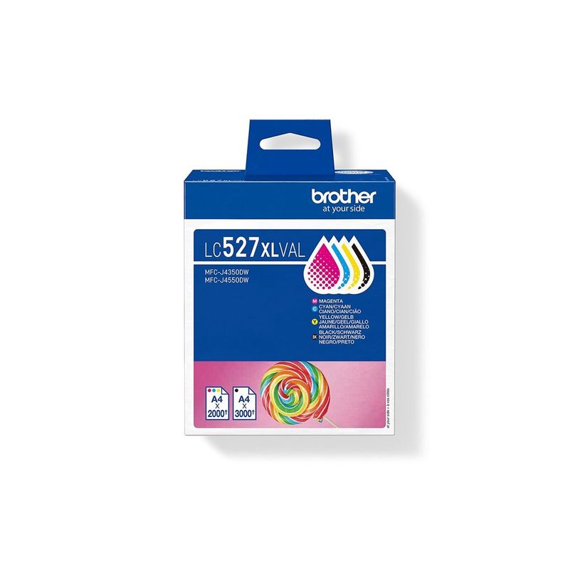 4977766842211-Brother LC527XL - Pack de 4 - noir, cyan, magenta, jaune - cartouche d'encre originale-P_405259449_7-7