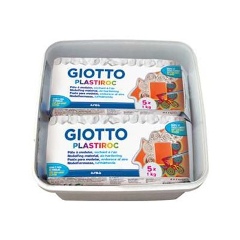 3512440335828-GIOTTO Plastiroc - Pâte à modeler - 500 g x 4 - blanc-P_405259769_1-0