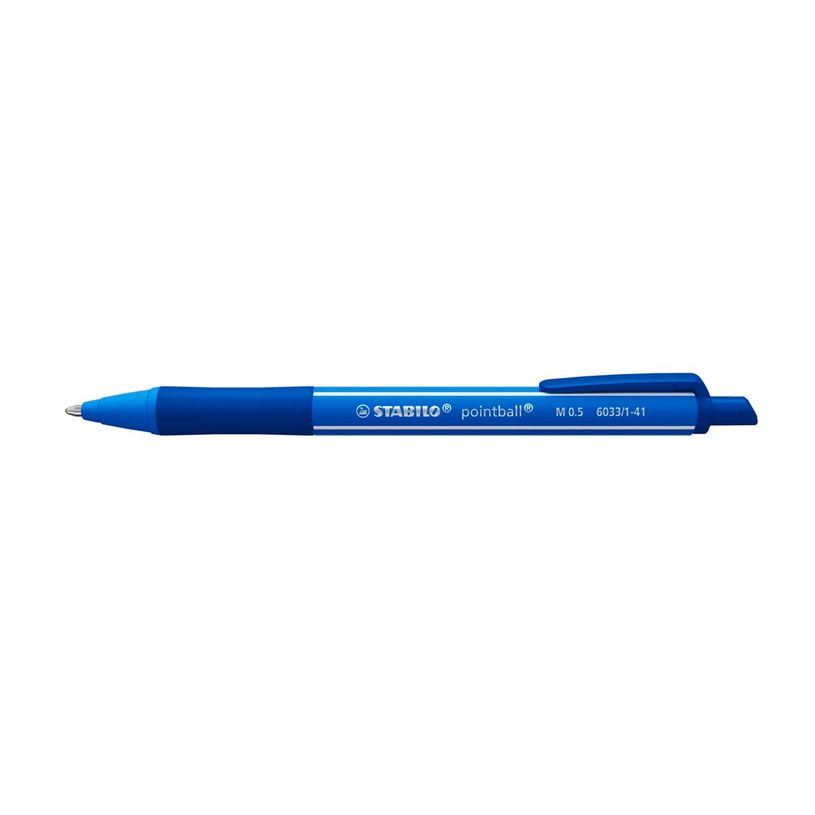 4006381624572-STABILO pointball colorful - Stylo à bille - bleu - 0.5 mm - moyen - rétractable-P_405259806_5-4