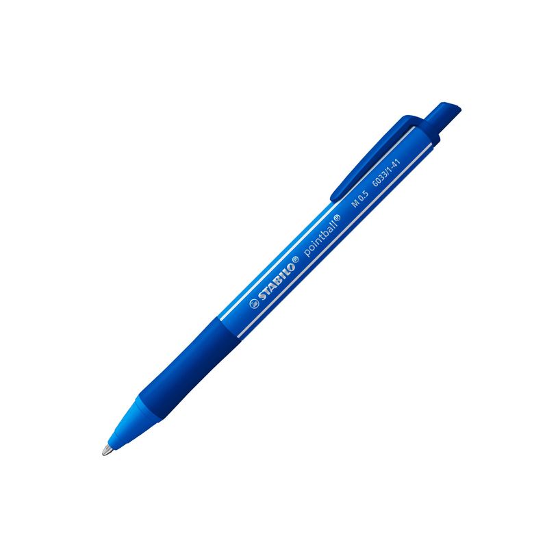4006381624572-STABILO pointball colorful - Stylo à bille - bleu - 0.5 mm - moyen - rétractable-P_405259806_6-6