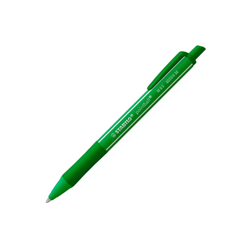 4006381624602-STABILO pointball colorful - Stylo à bille - vert émeraude - 0.5 mm - moyen - rétractab-P_405259809_5-4