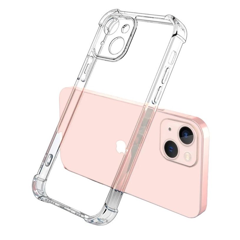 -Coque de protection pour Samsung A16 - coins renforcés - transparent--0