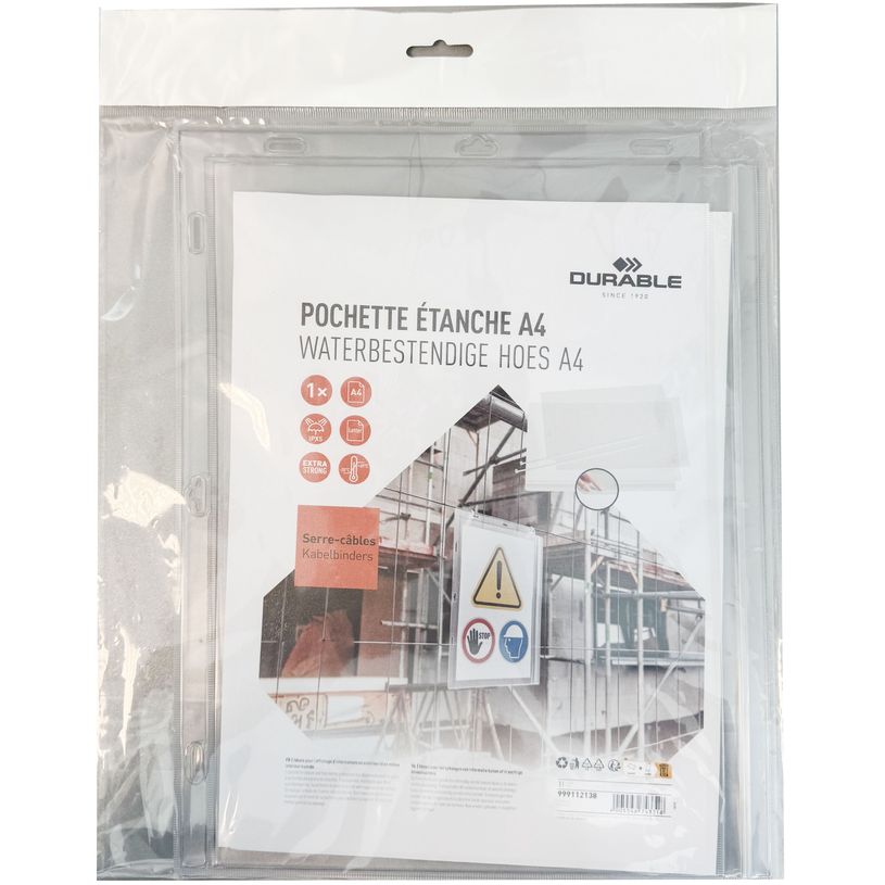 4005546743318-Durable - Pochette porte étiquette - fixation magnétique - 100x38 mm - transparente--0