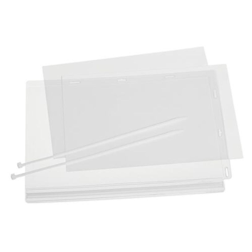 4005546743318-Durable - Pochette d'affichage étanche A4 - fixation avec serre-câble - sachet de 1 pièce--3