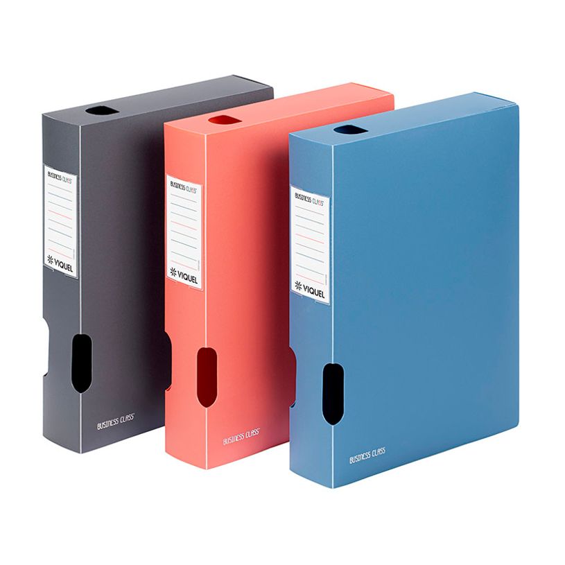 3135251424156-Business class' - Boîte de classement - Class doc dos 6 cm - Format A4 - couleurs assorties--0