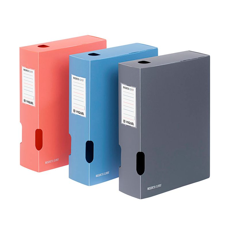 3135251434155-Business class' - Boîte de classement - Class doc dos 8 cm - Format A4 - couleurs assorties--0