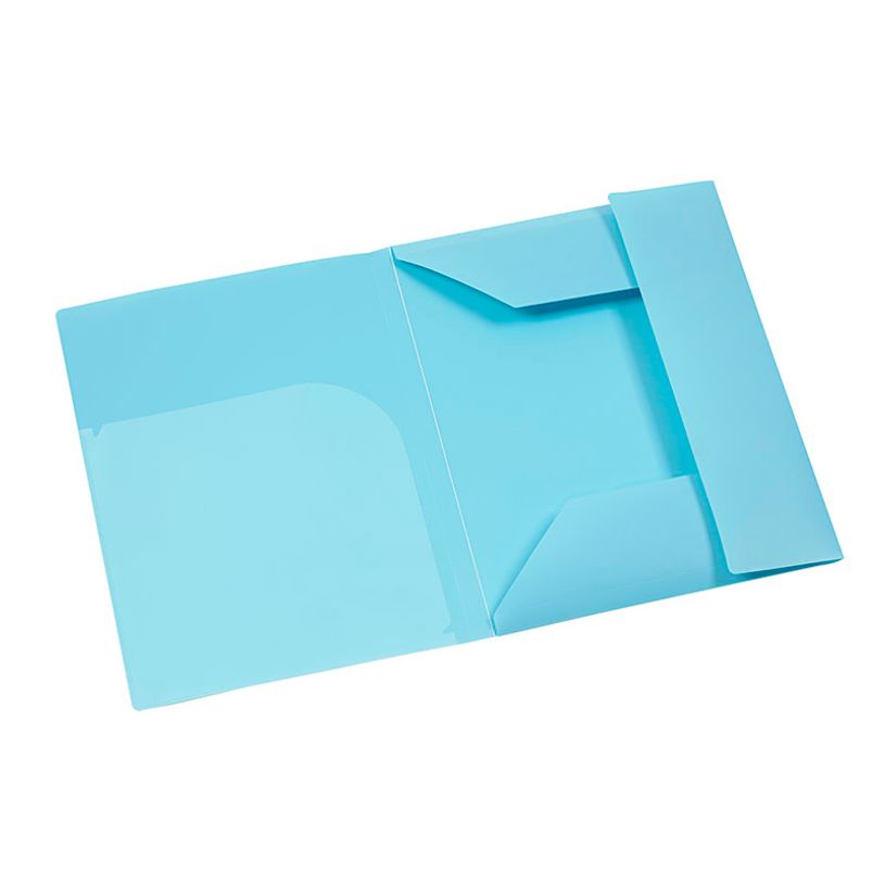 3135251331256-Chemise à élastique 3 rabats A4 - MINERAL - Viquel--2