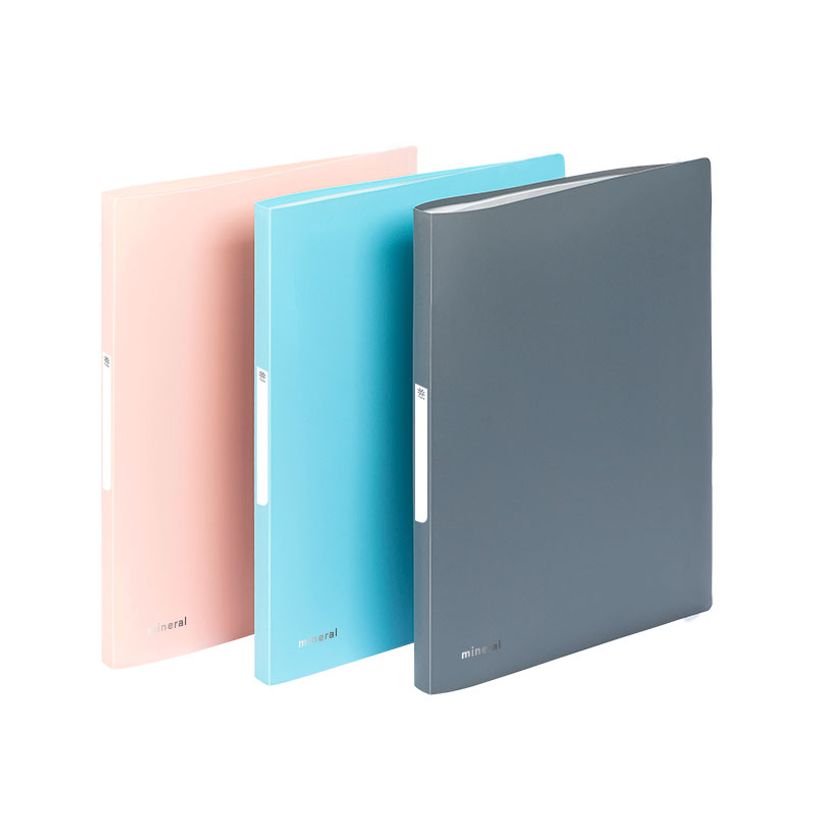 3135252671252-Porte-vues 100 vues A4 - MINERAL - Viquel--0